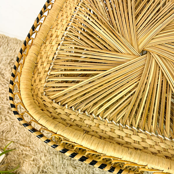 CANE SIDE TABLE