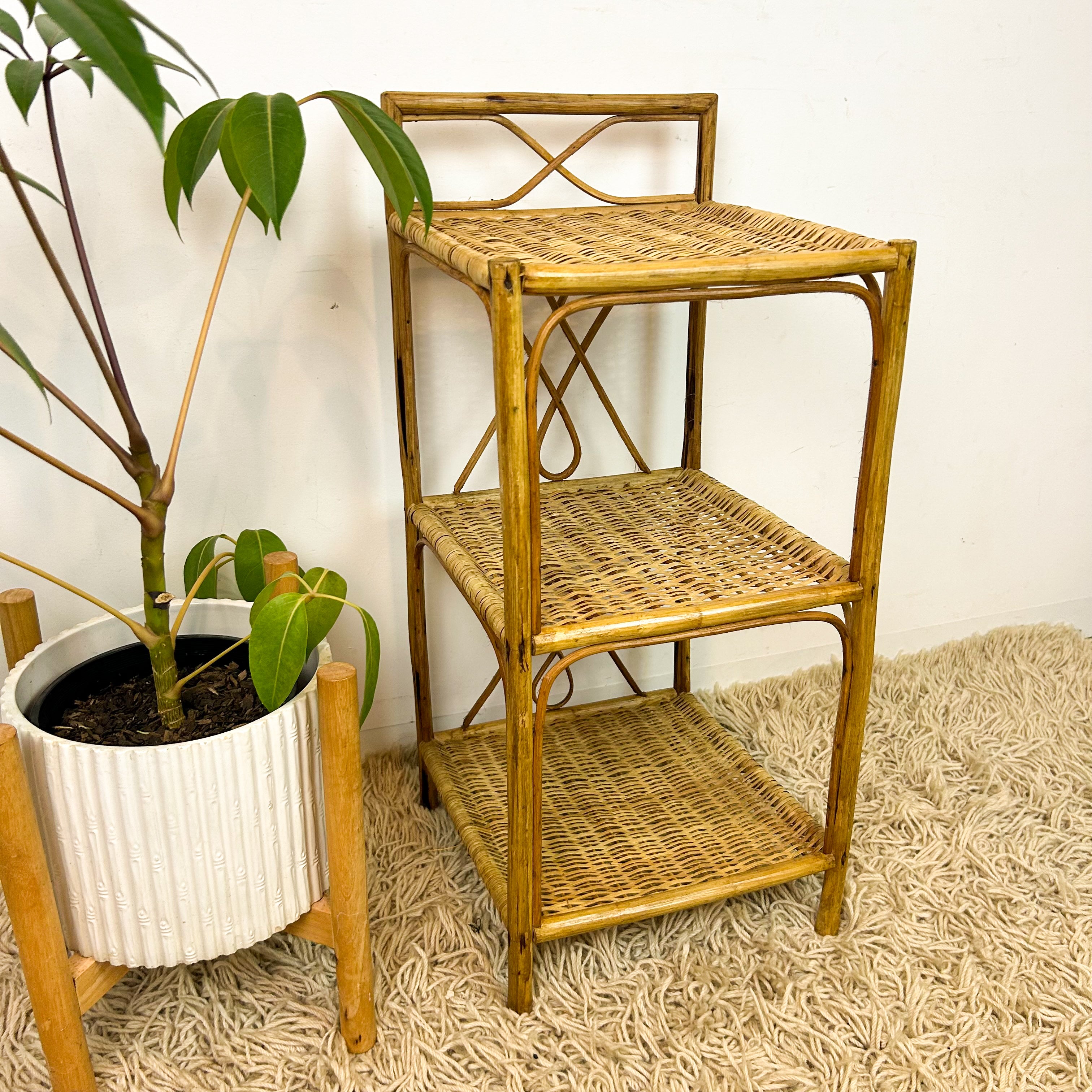 CANE SHELVES - HEY JUDE WORKSHOP • Vintage furniture & objects Melbourne