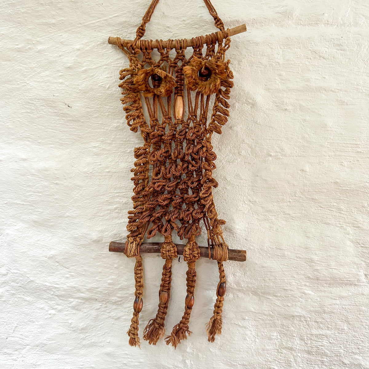MACRAME OWL WALL HANGING