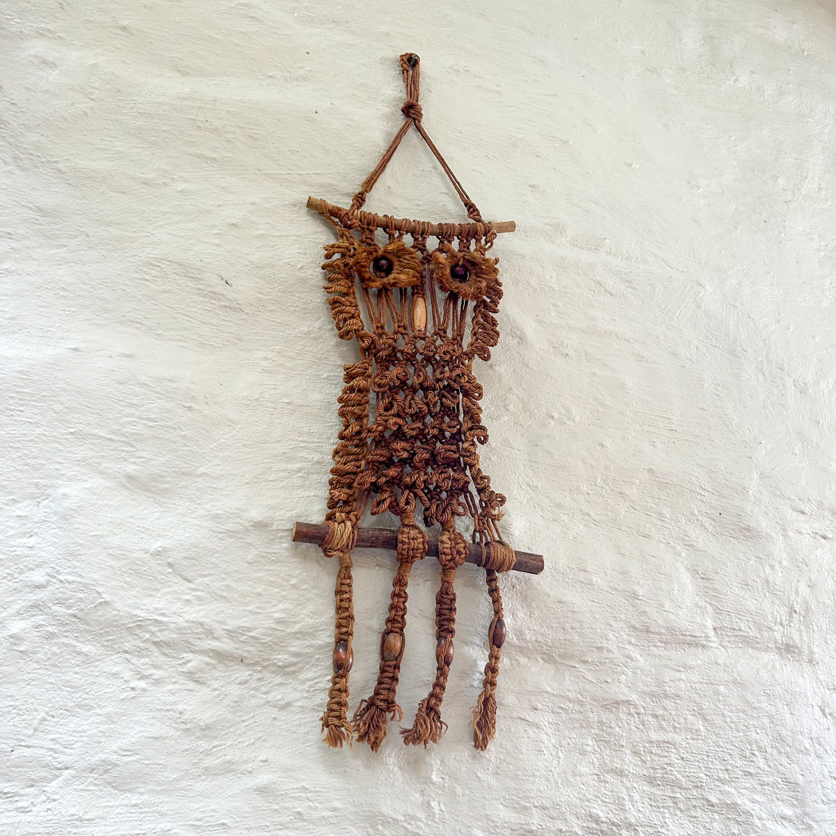 MACRAME OWL WALL HANGING