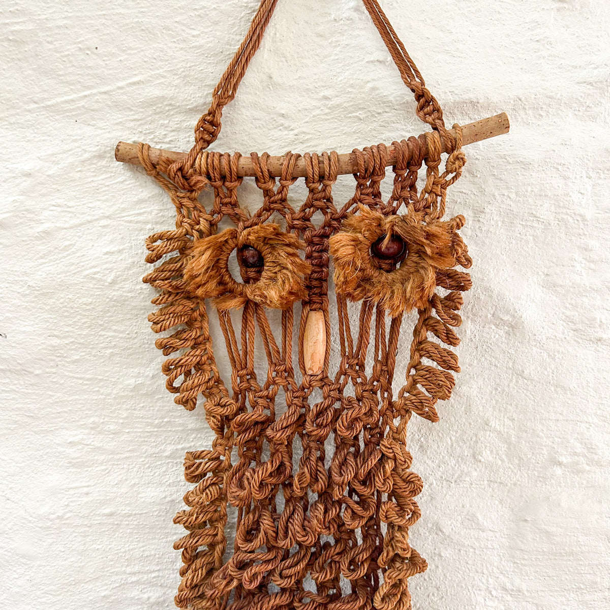 MACRAME OWL WALL HANGING