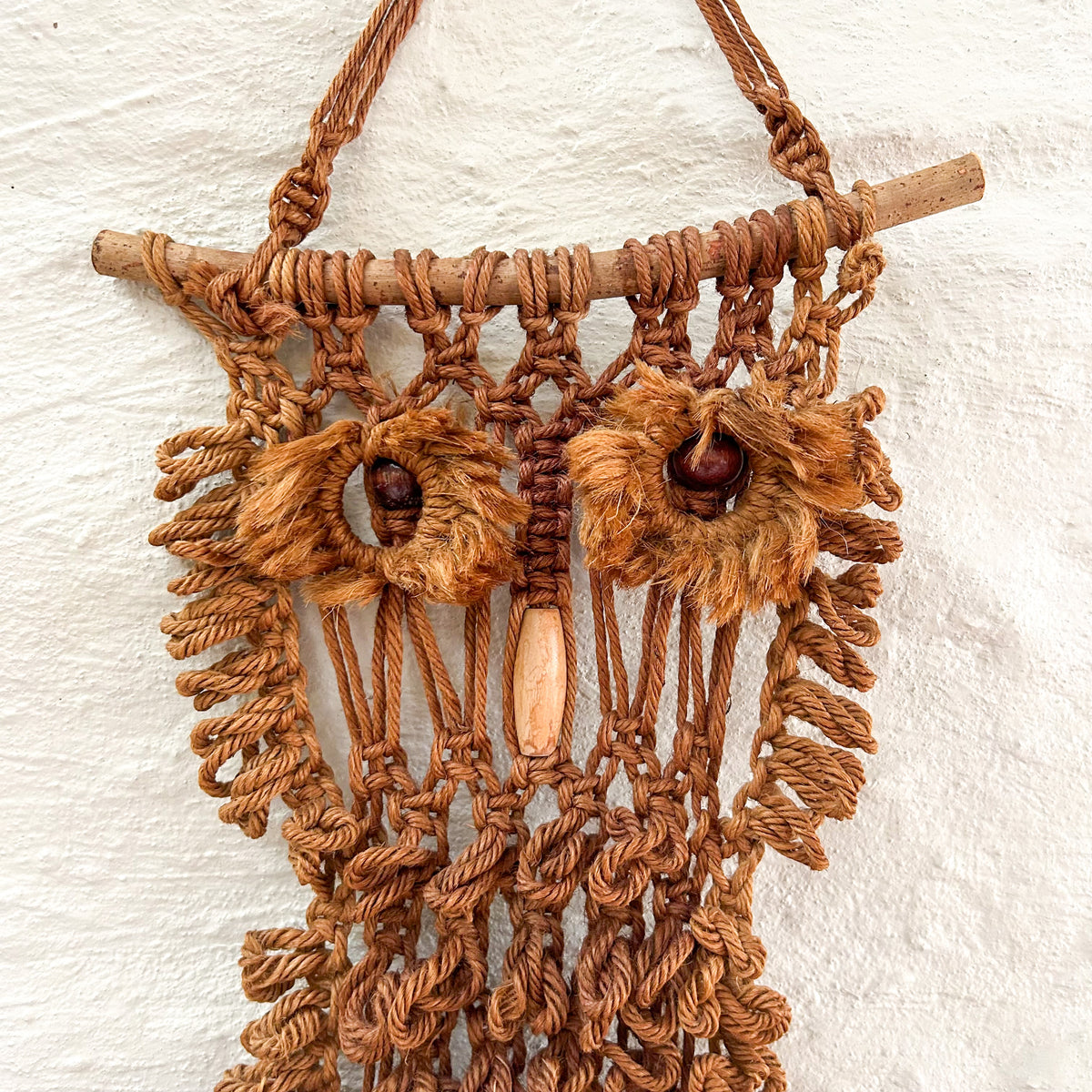 MACRAME OWL WALL HANGING