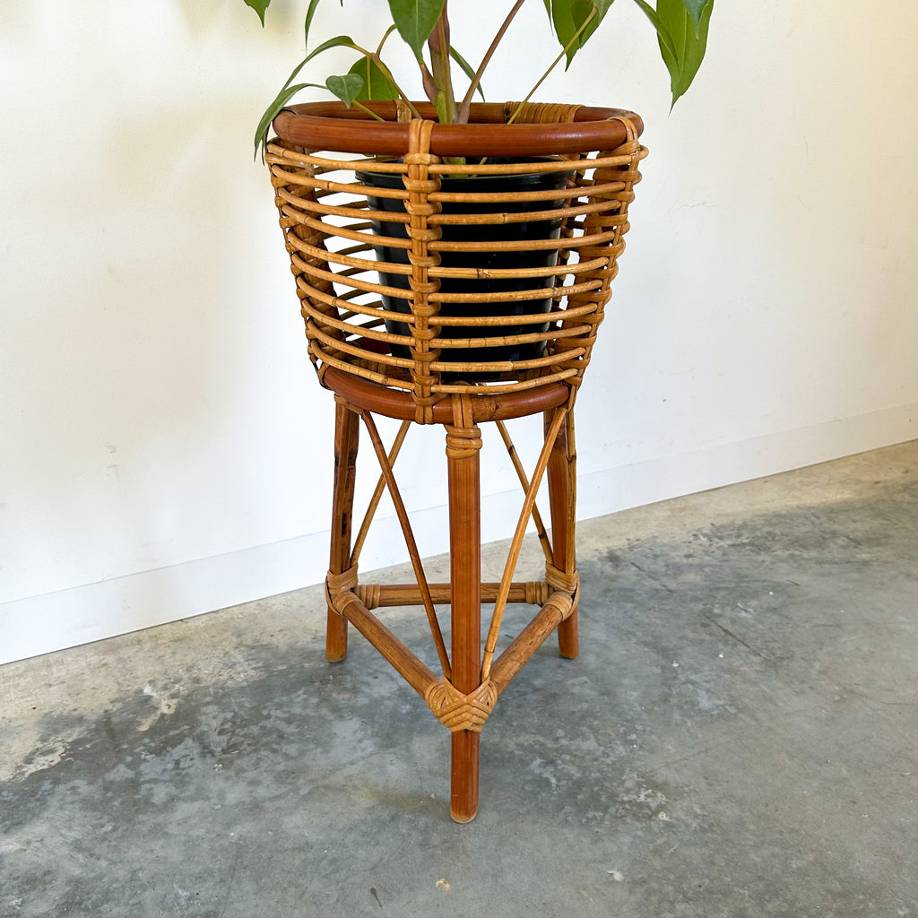 CANE PLANTER - HEY JUDE WORKSHOP • Vintage furniture & objects Melbourne