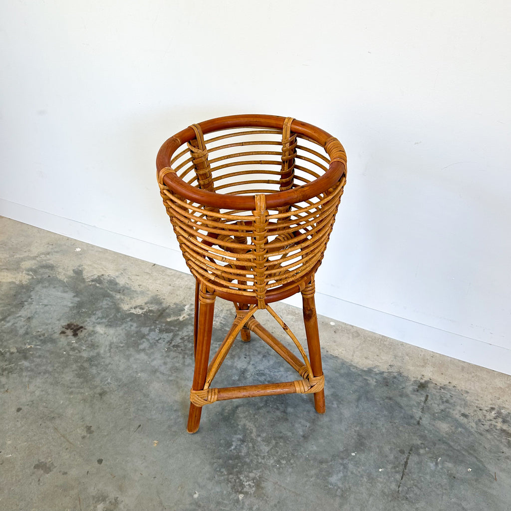 CANE PLANTER - HEY JUDE WORKSHOP • Vintage furniture & objects Melbourne