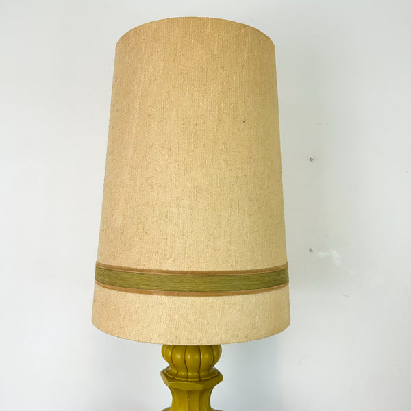 XL LIME GREEN CERAMIC LAMP
