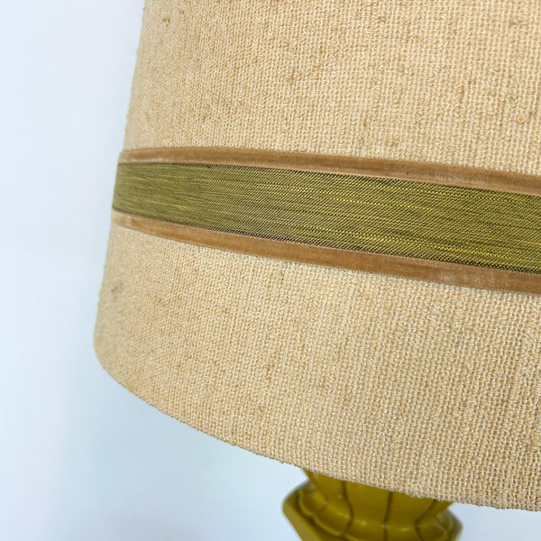 XL LIME GREEN CERAMIC LAMP