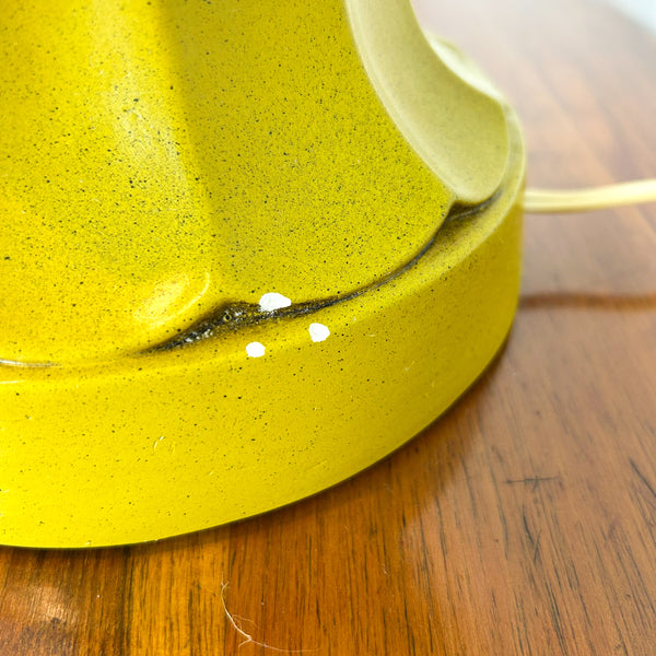 XL LIME GREEN CERAMIC LAMP