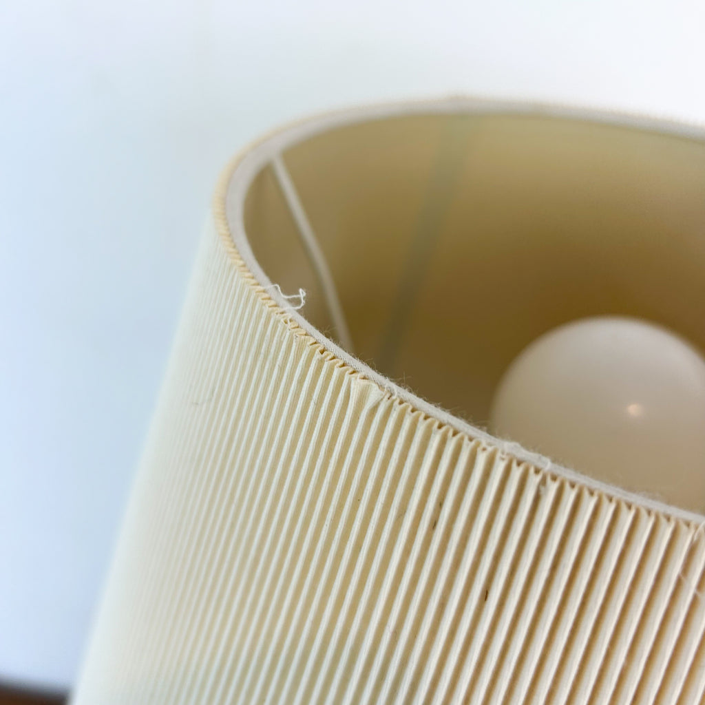 BROWN & CREAM CERAMIC LAMP