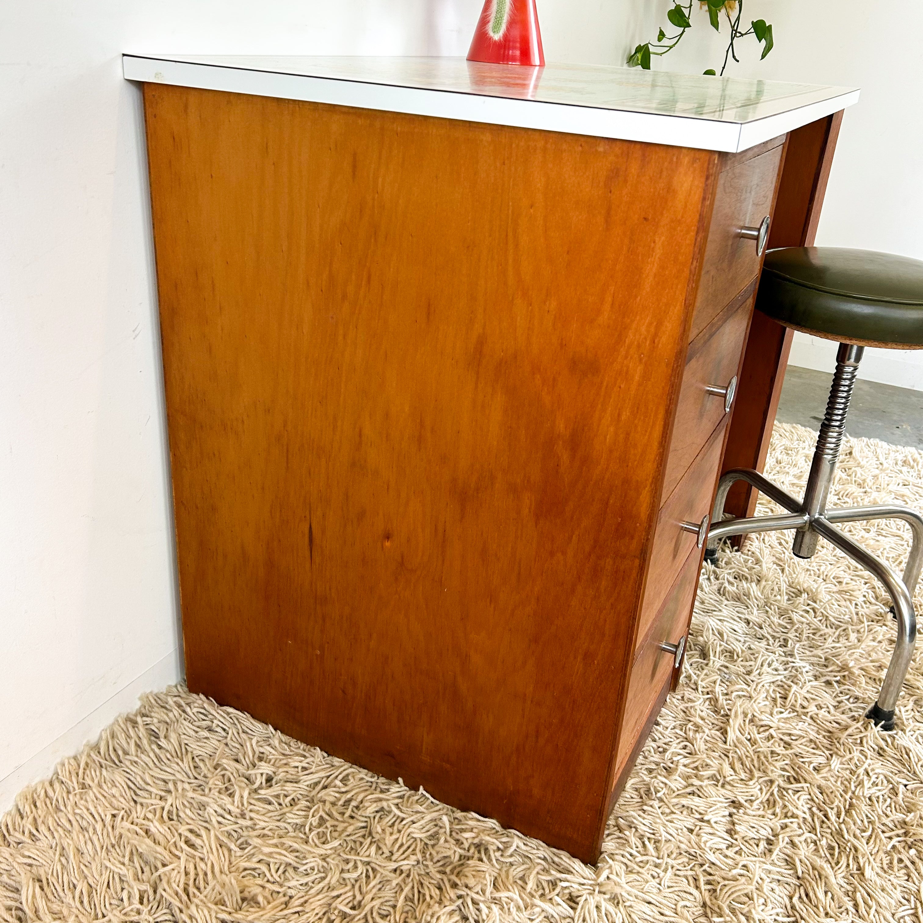 WORLD MAP DESK - HEY JUDE WORKSHOP • Vintage furniture & objects Melbourne
