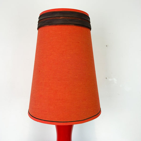 XL RED CERAMIC LAMP