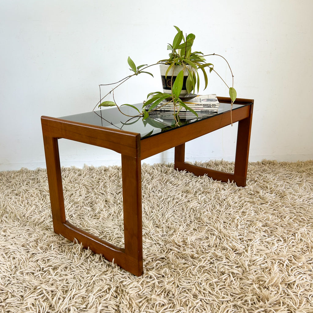 SMOKY GLASS COFFEE TABLE