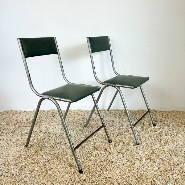 INDUSTRIAL STEEL CHAIRS - HEY JUDE WORKSHOP • Vintage furniture & objects Melbourne