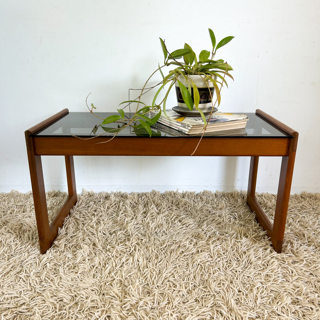 SMOKY GLASS COFFEE TABLE