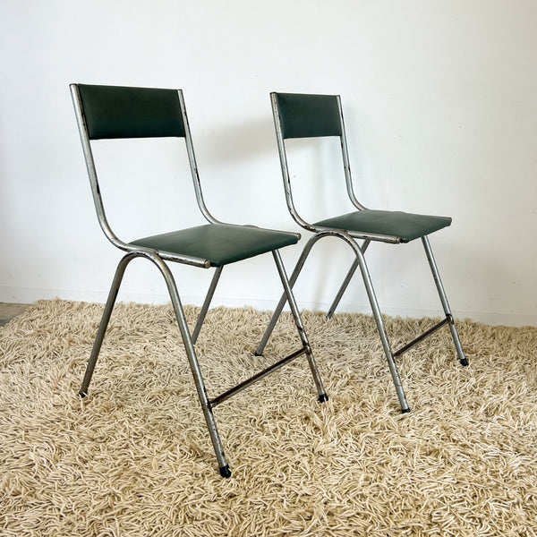INDUSTRIAL STEEL CHAIRS - HEY JUDE WORKSHOP • Vintage furniture & objects Melbourne