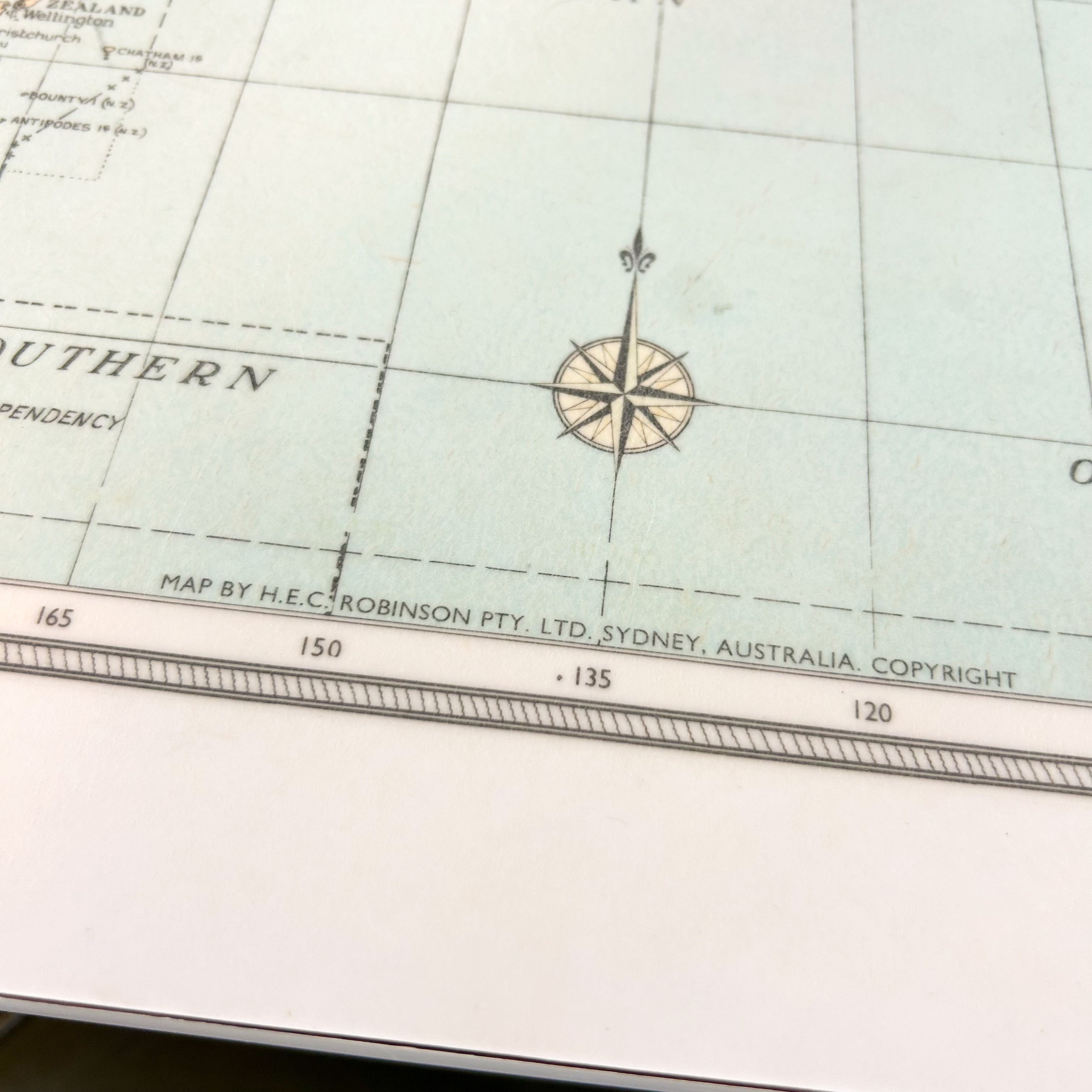 WORLD MAP DESK - HEY JUDE WORKSHOP • Vintage furniture & objects Melbourne