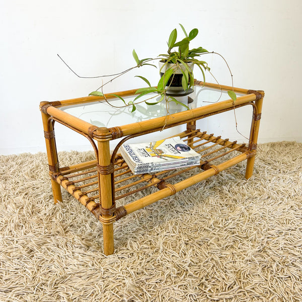 CANE COFFEE TABLE