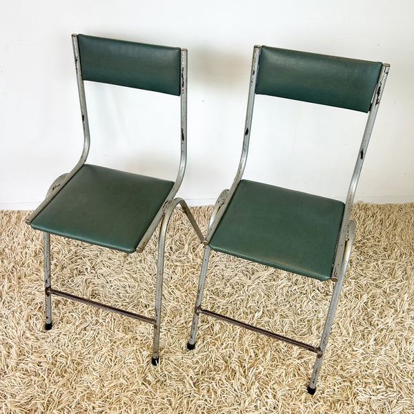 INDUSTRIAL STEEL CHAIRS - HEY JUDE WORKSHOP • Vintage furniture & objects Melbourne