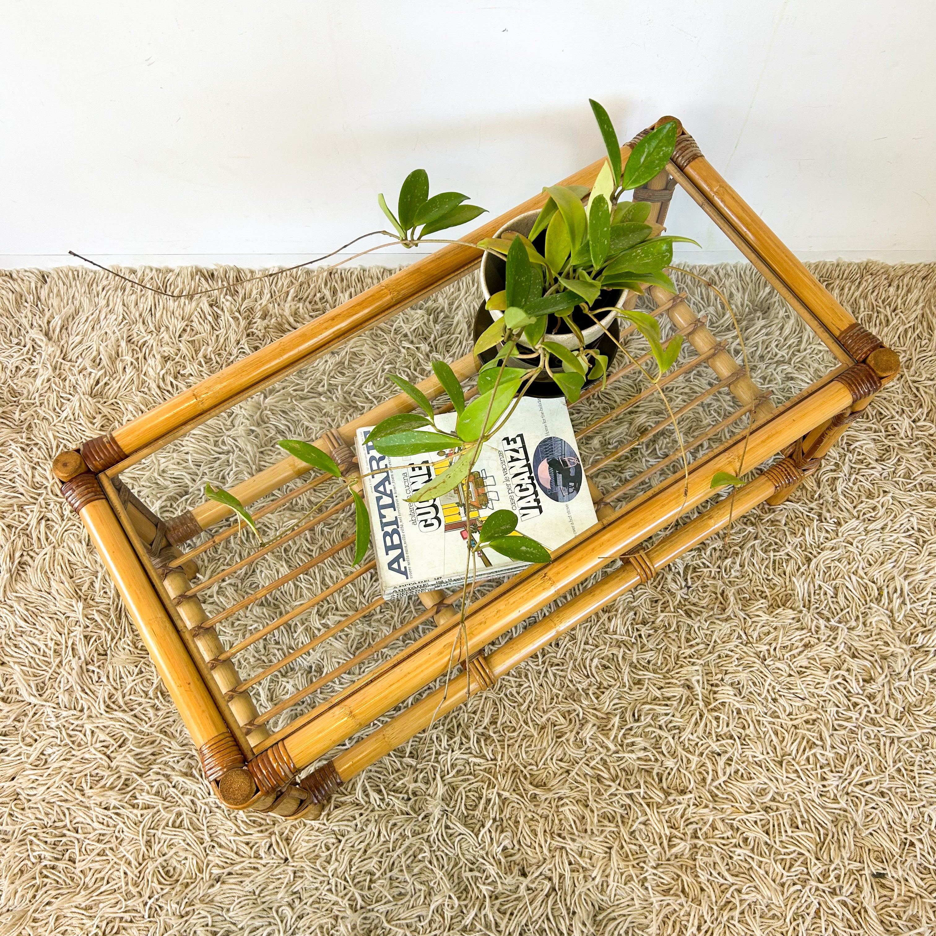 CANE COFFEE TABLE - HEY JUDE WORKSHOP • Vintage furniture & objects Melbourne