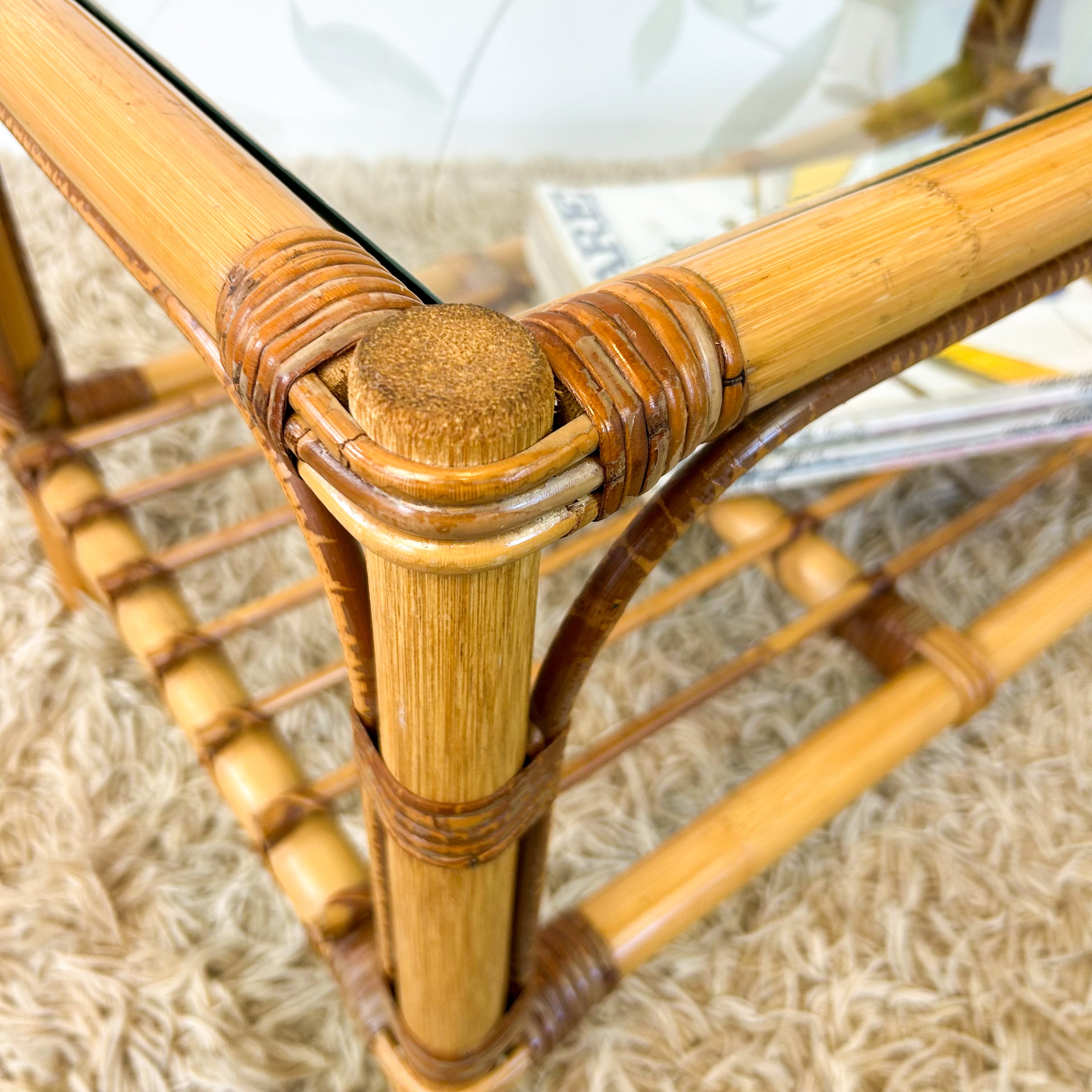 CANE COFFEE TABLE - HEY JUDE WORKSHOP • Vintage furniture & objects Melbourne