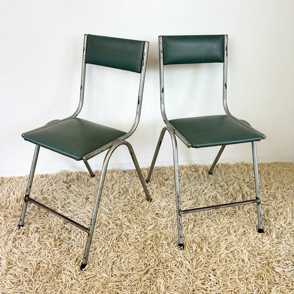 INDUSTRIAL STEEL CHAIRS - HEY JUDE WORKSHOP • Vintage furniture & objects Melbourne