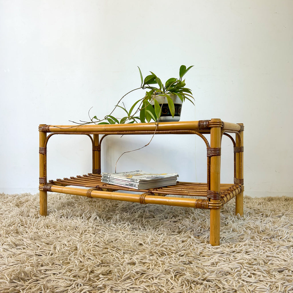 CANE COFFEE TABLE - HEY JUDE WORKSHOP • Vintage furniture & objects Melbourne