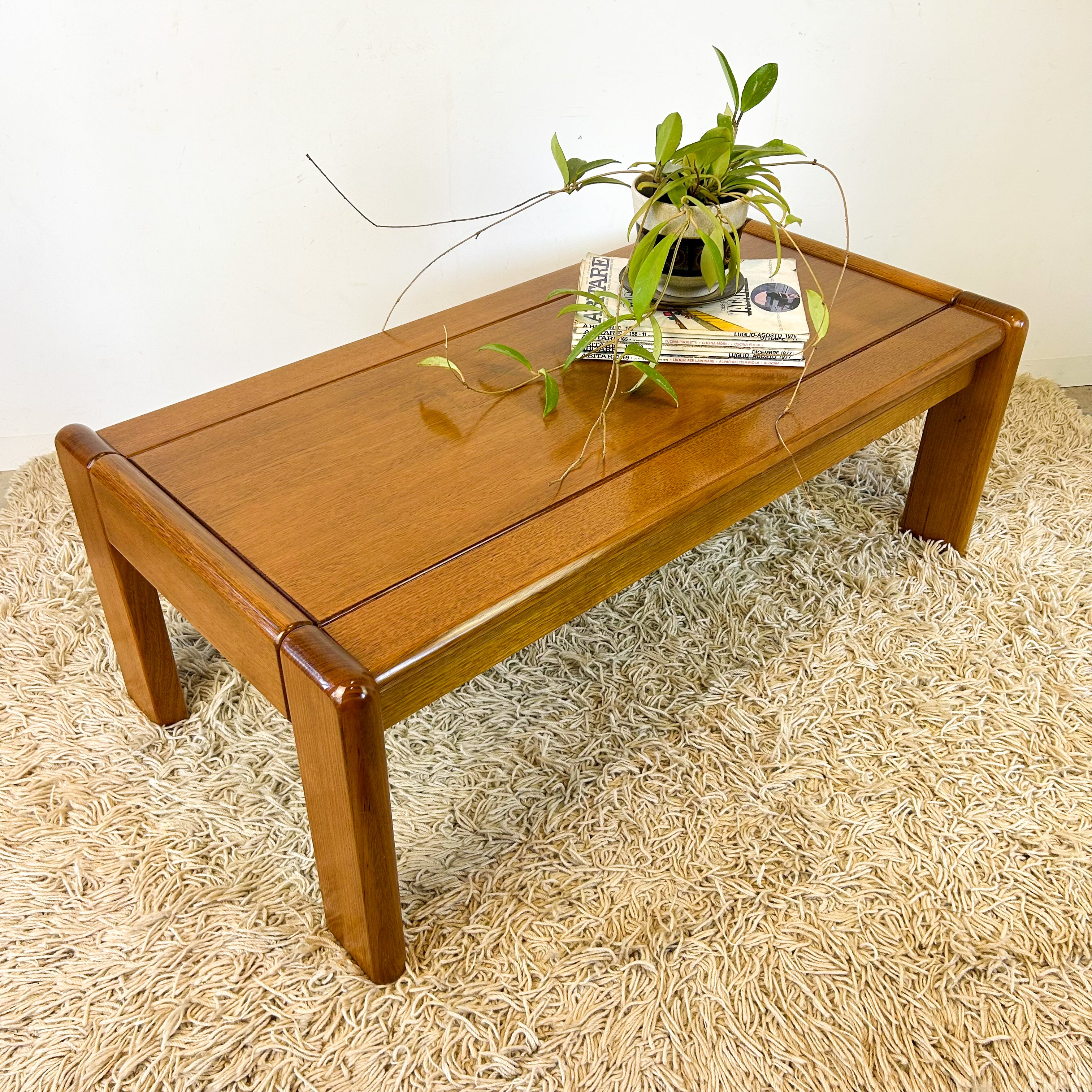 CHUNKY TIMBER COFFEE TABLE - HEY JUDE WORKSHOP • Vintage furniture & objects Melbourne