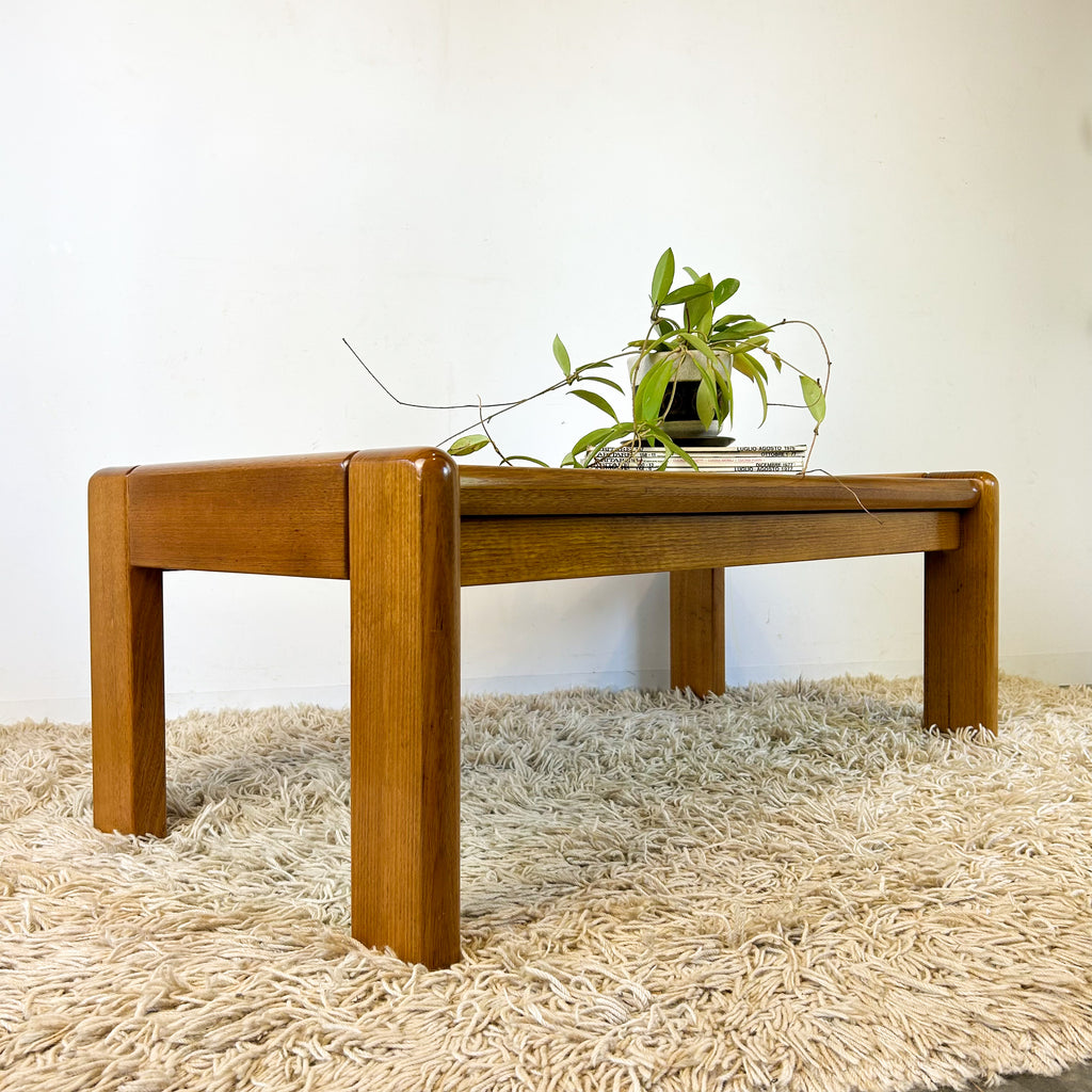 CHUNKY TIMBER COFFEE TABLE - HEY JUDE WORKSHOP • Vintage furniture & objects Melbourne