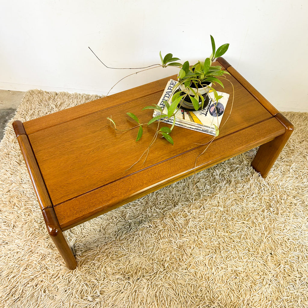 CHUNKY TIMBER COFFEE TABLE - HEY JUDE WORKSHOP • Vintage furniture & objects Melbourne