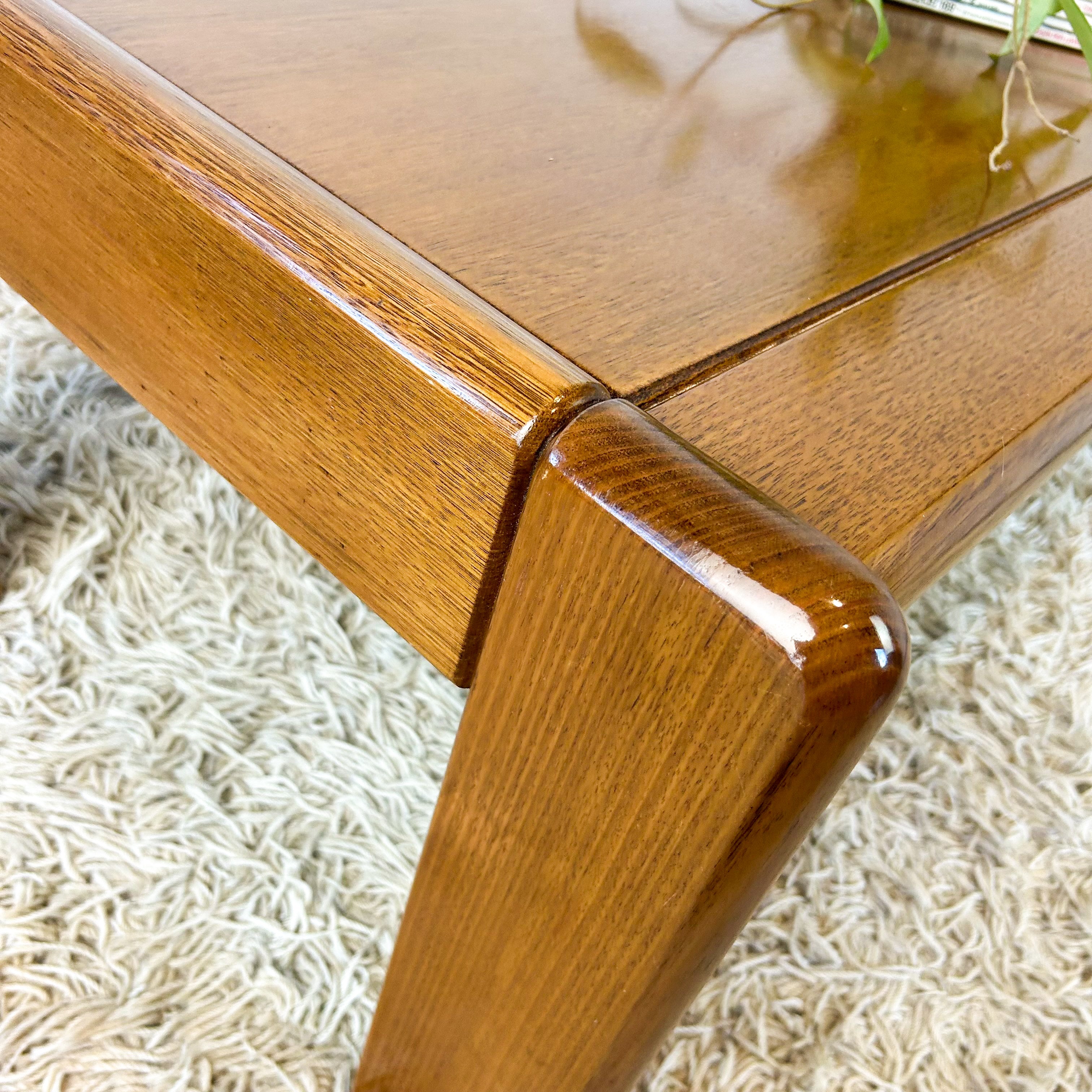 CHUNKY TIMBER COFFEE TABLE - HEY JUDE WORKSHOP • Vintage furniture & objects Melbourne