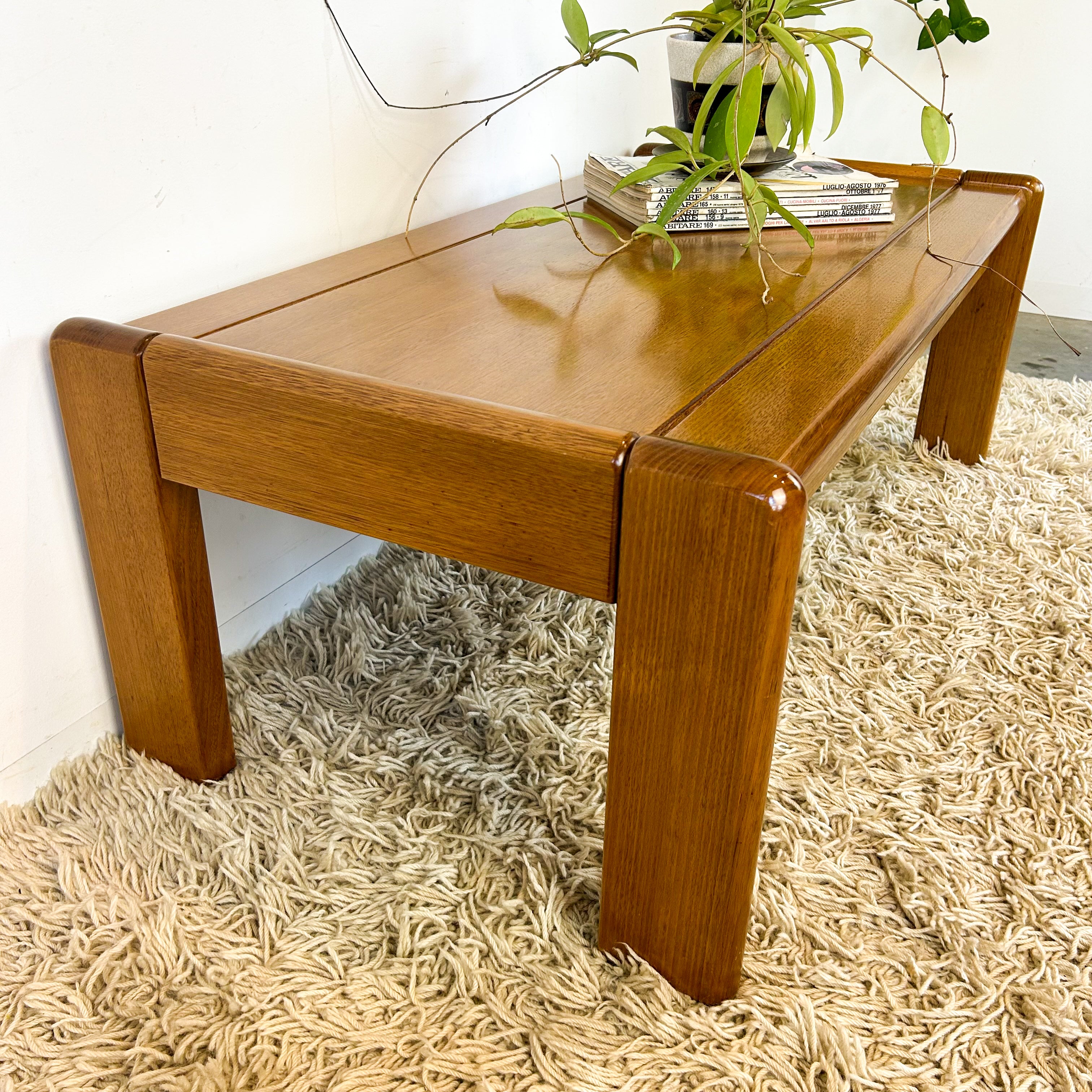 CHUNKY TIMBER COFFEE TABLE - HEY JUDE WORKSHOP • Vintage furniture & objects Melbourne