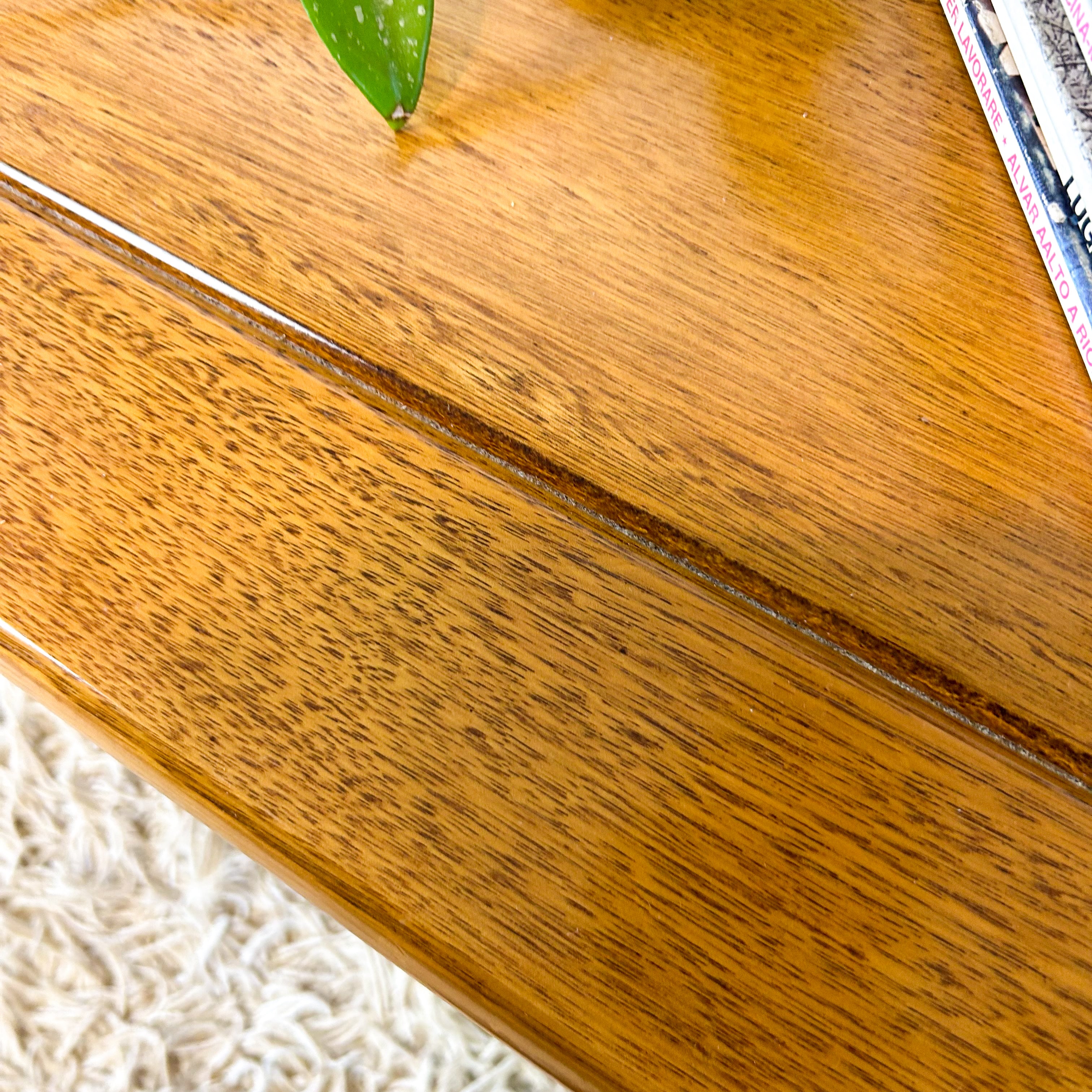 CHUNKY TIMBER COFFEE TABLE - HEY JUDE WORKSHOP • Vintage furniture & objects Melbourne