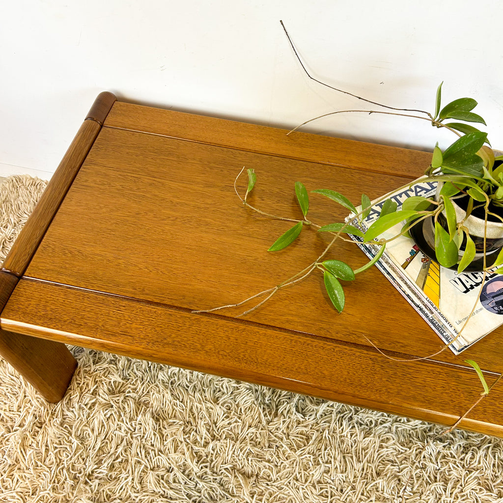 CHUNKY TIMBER COFFEE TABLE - HEY JUDE WORKSHOP • Vintage furniture & objects Melbourne