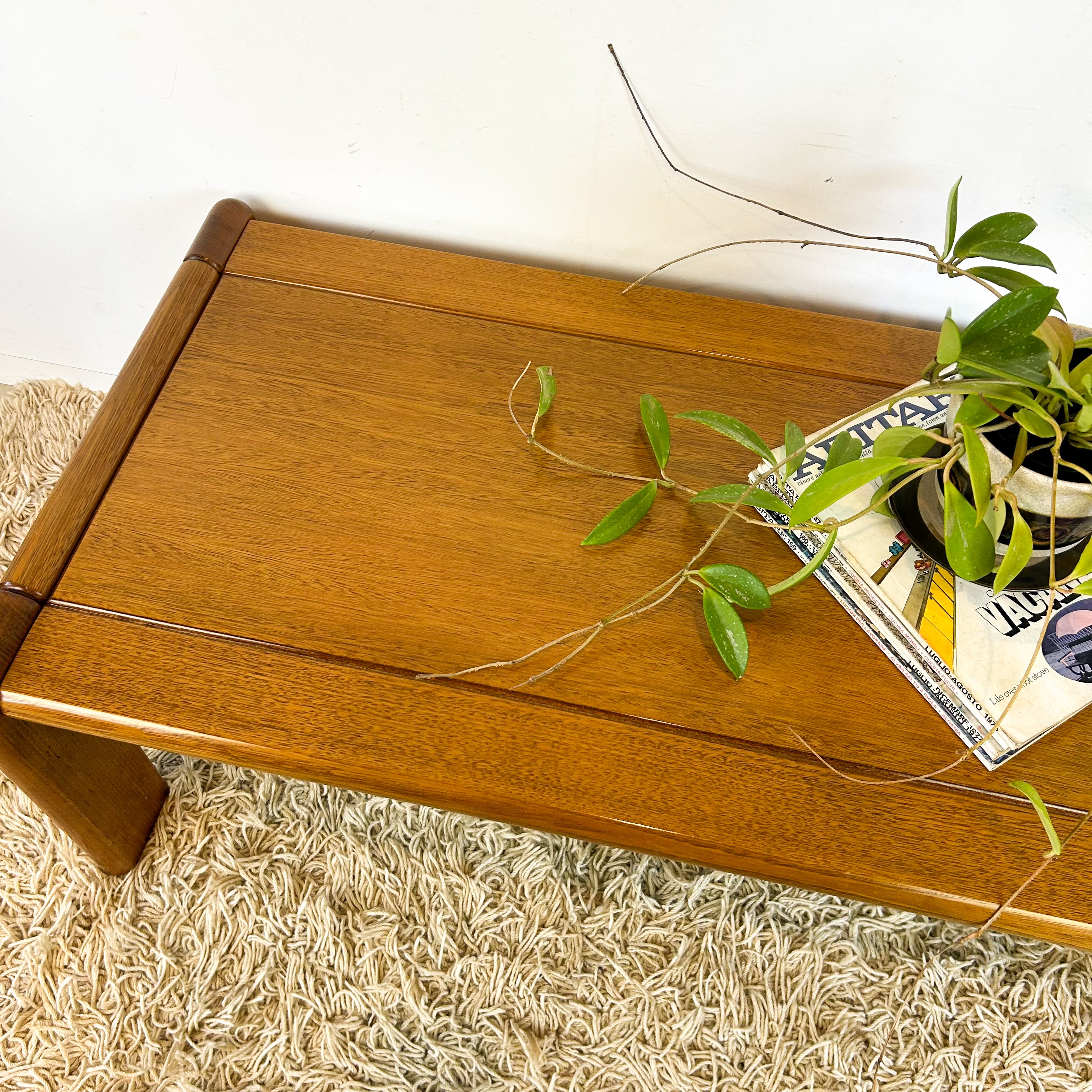 CHUNKY TIMBER COFFEE TABLE - HEY JUDE WORKSHOP • Vintage furniture & objects Melbourne