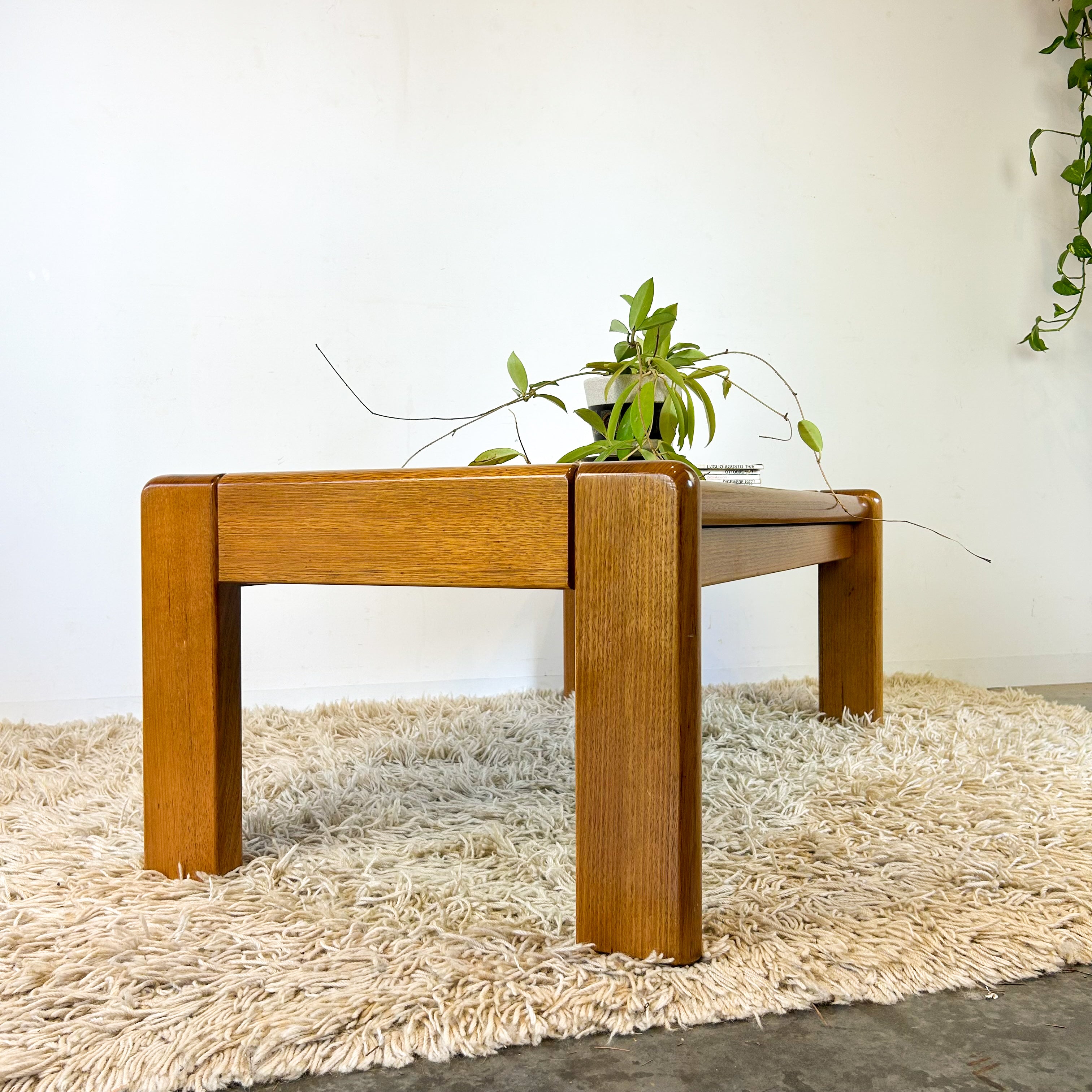 CHUNKY TIMBER COFFEE TABLE - HEY JUDE WORKSHOP • Vintage furniture & objects Melbourne