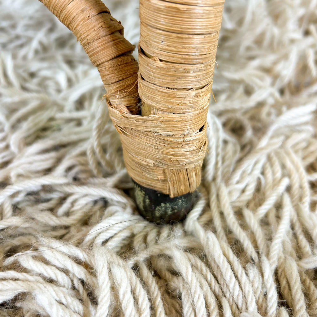 CANE BEDSIDE TABLE - HEY JUDE WORKSHOP • Vintage furniture & objects Melbourne