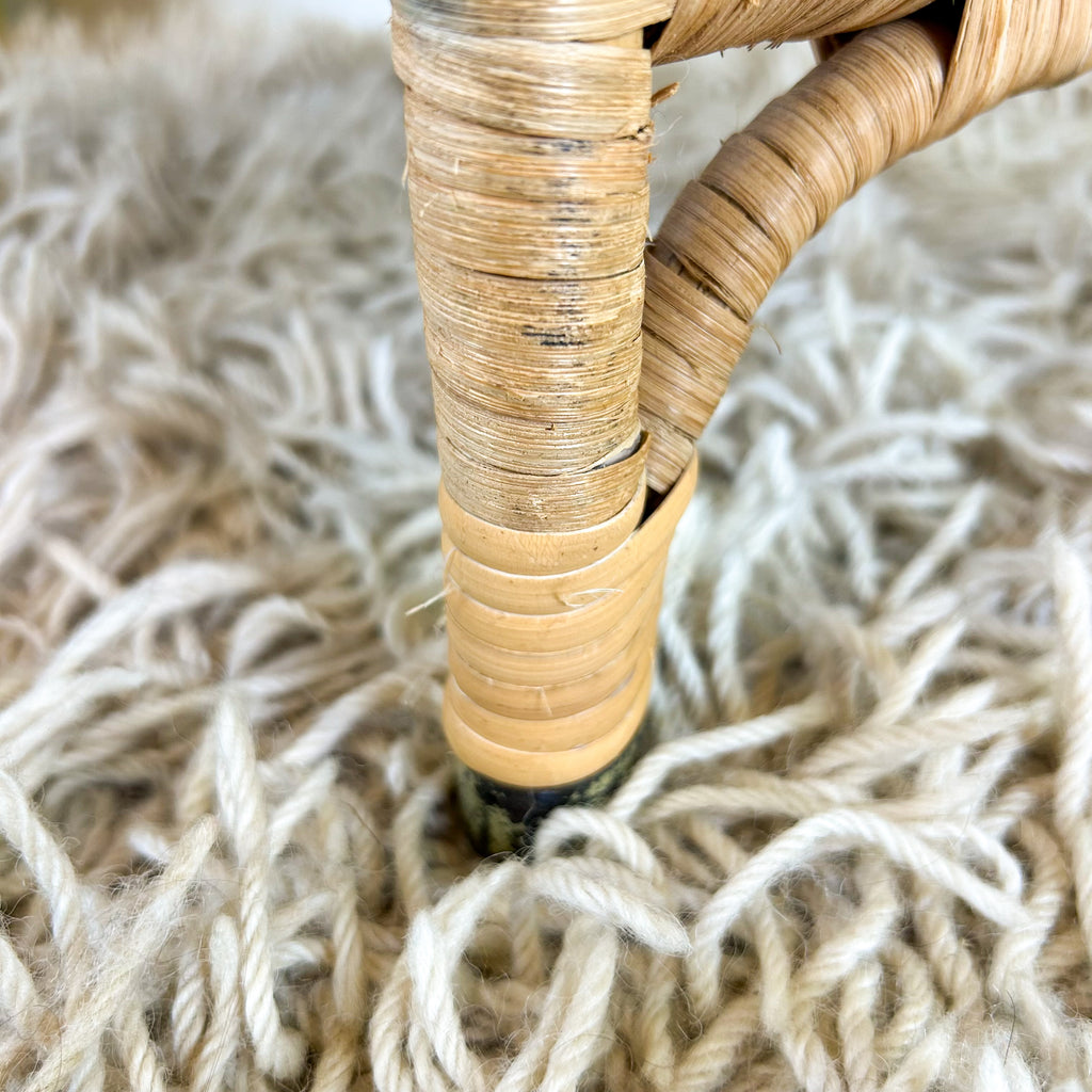 CANE BEDSIDE TABLE - HEY JUDE WORKSHOP • Vintage furniture & objects Melbourne