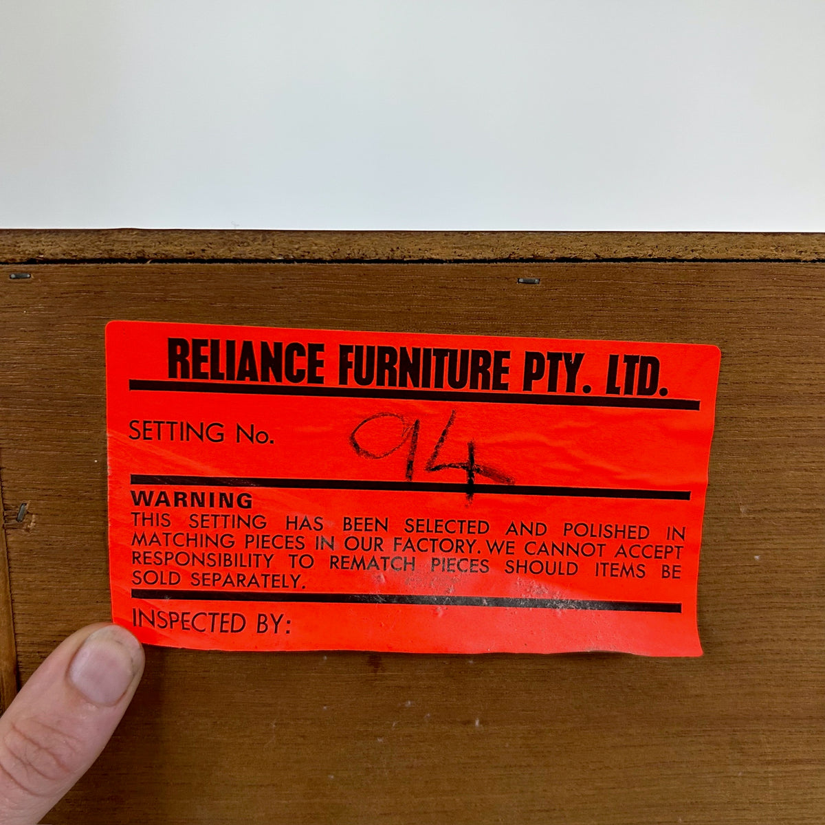 RELIANCE DRESSER DRAWERS - HEY JUDE WORKSHOP • Vintage furniture & objects Melbourne