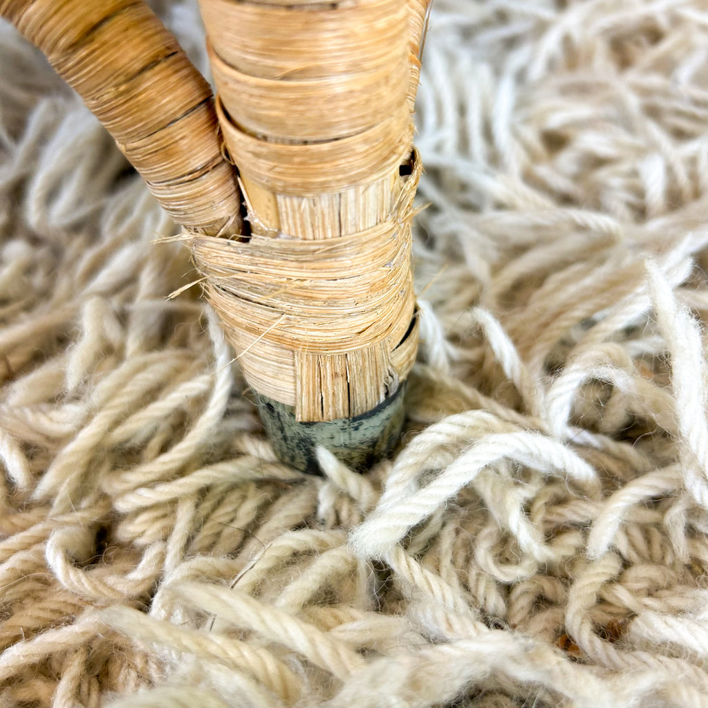 CANE BEDSIDE TABLE - HEY JUDE WORKSHOP • Vintage furniture & objects Melbourne