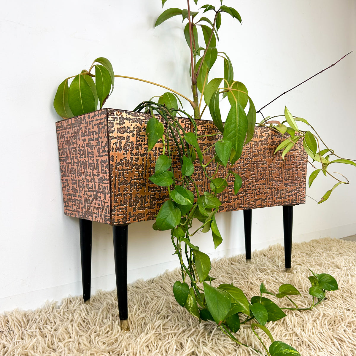 COPPER PLANTER BOX - HEY JUDE WORKSHOP • Vintage furniture & objects Melbourne
