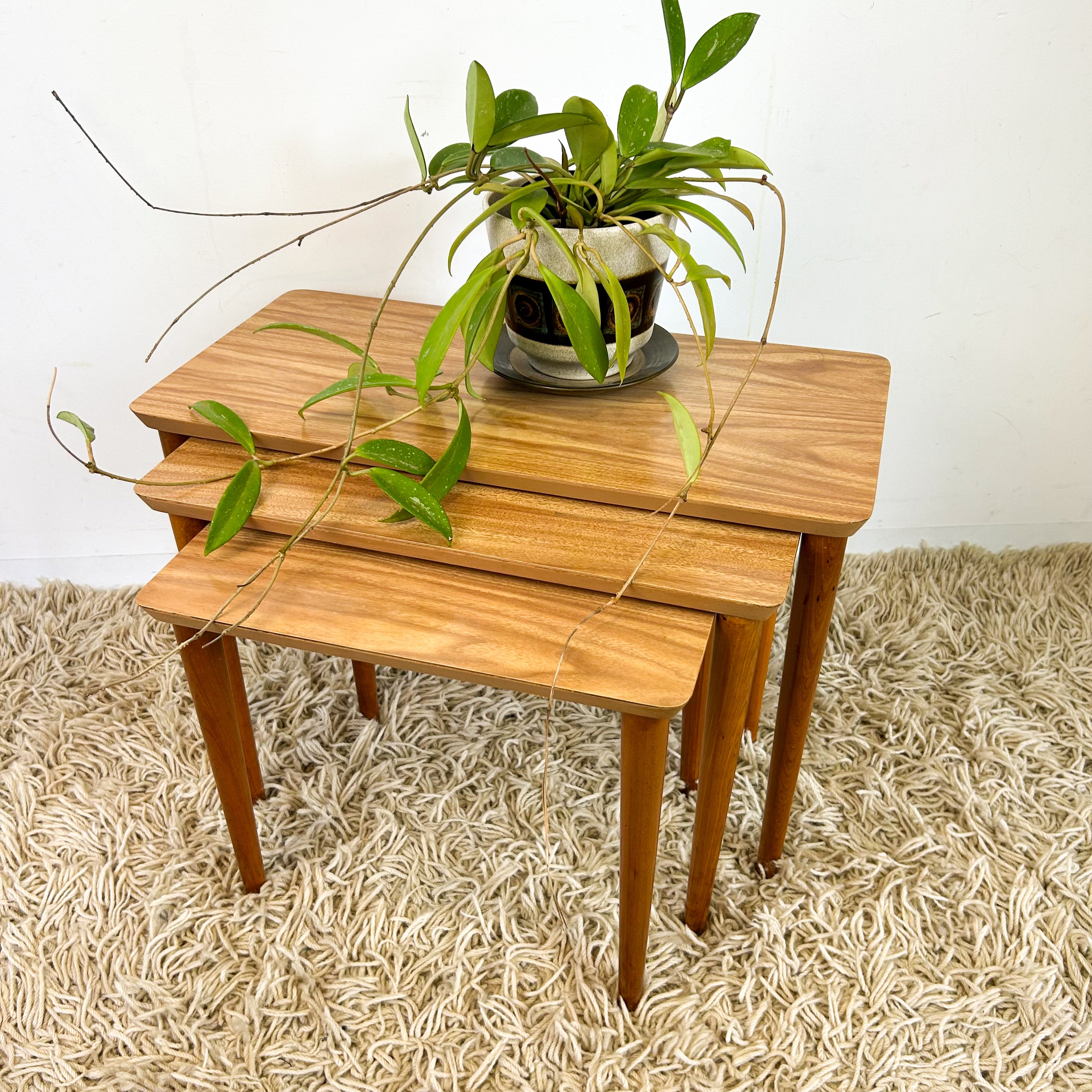 LAMINATE NESTING SIDE TABLES - HEY JUDE WORKSHOP • Vintage furniture & objects Melbourne