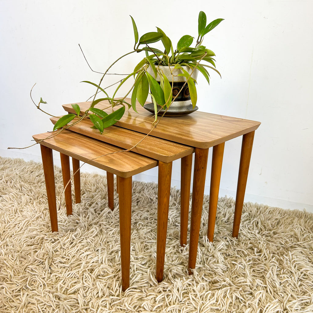 LAMINATE NESTING SIDE TABLES - HEY JUDE WORKSHOP • Vintage furniture & objects Melbourne