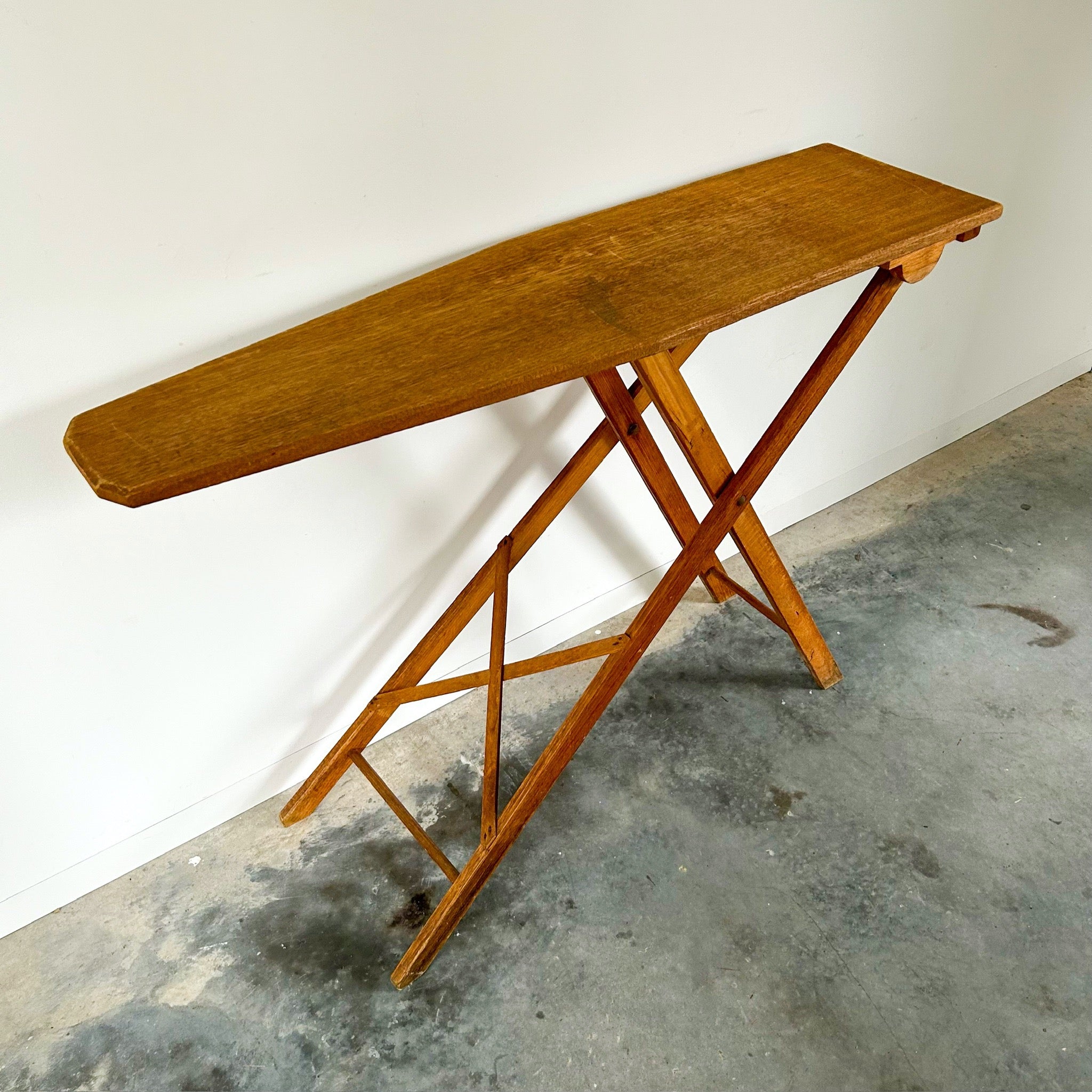 RUSTIC WOODEN IRONING BOARD