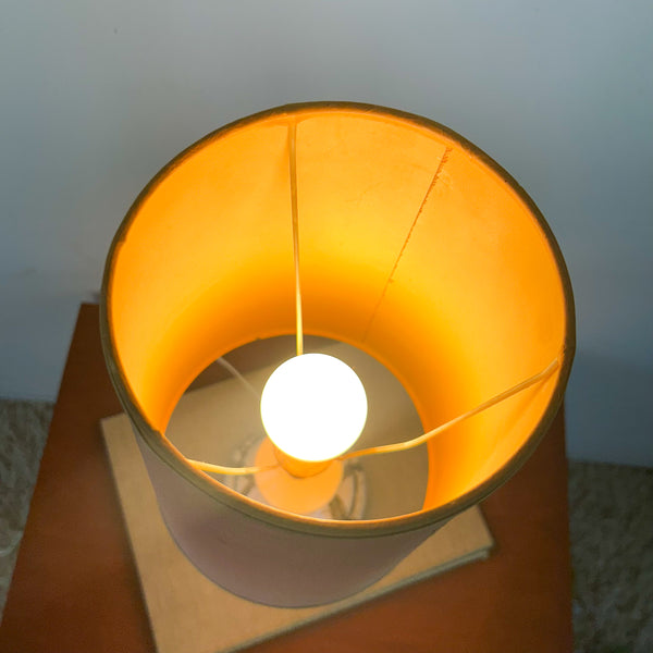 TEAK & CERAMIC LAMP