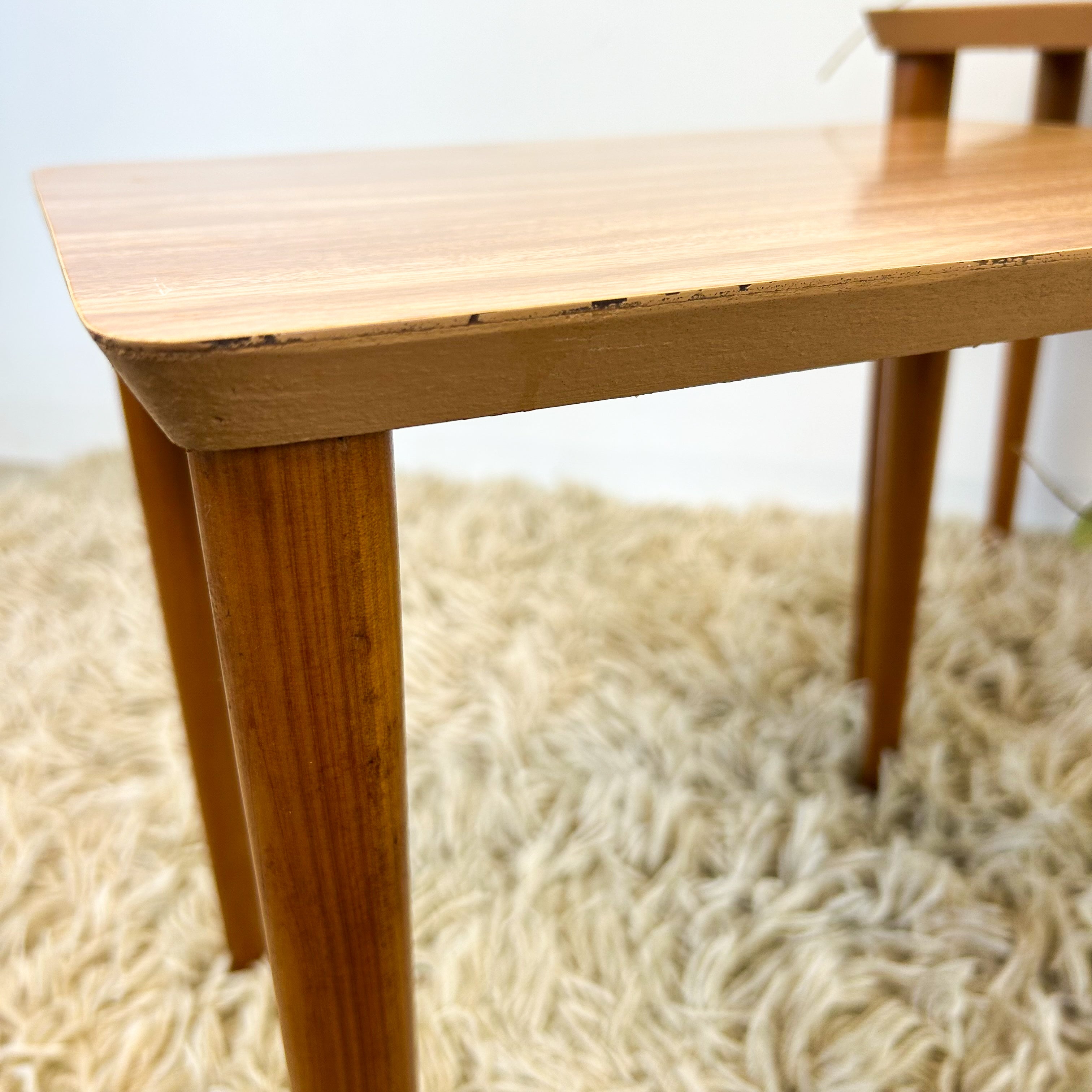 LAMINATE NESTING SIDE TABLES - HEY JUDE WORKSHOP • Vintage furniture & objects Melbourne