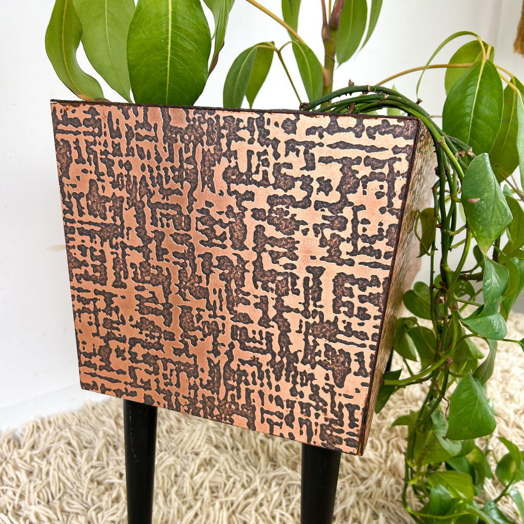 COPPER PLANTER BOX - HEY JUDE WORKSHOP • Vintage furniture & objects Melbourne