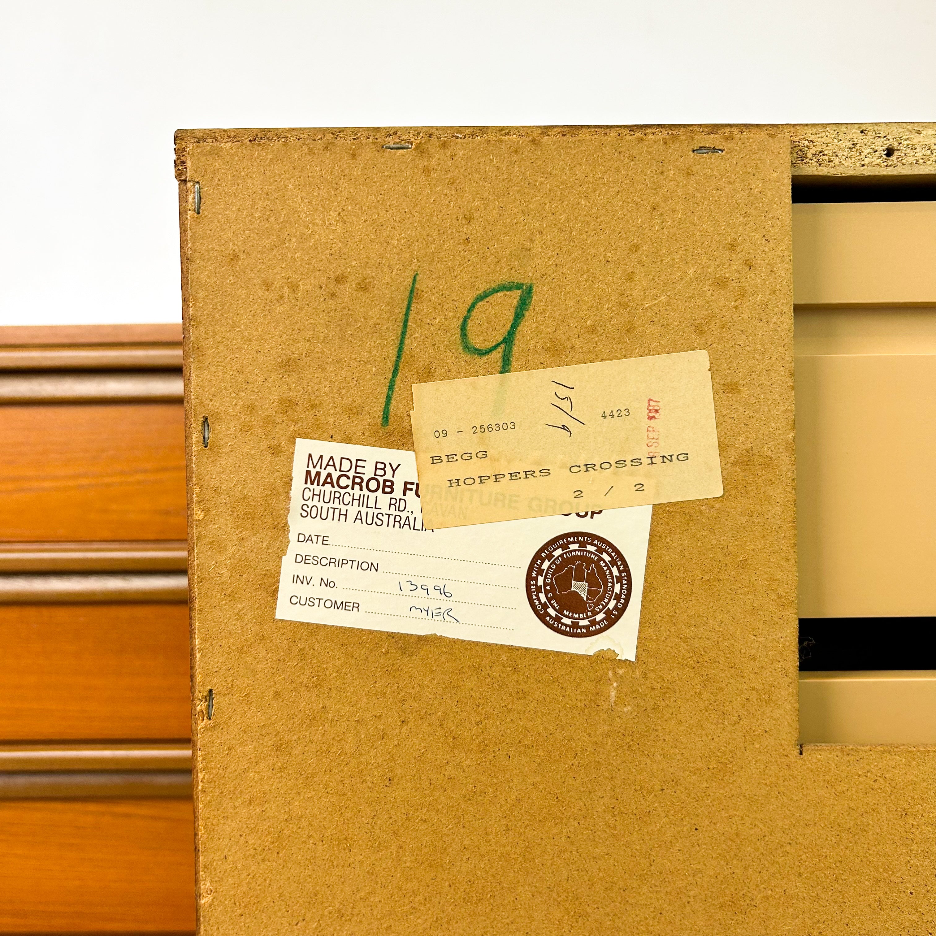 MACROB BEDSIDE DRAWERS - HEY JUDE WORKSHOP • Vintage furniture & objects Melbourne