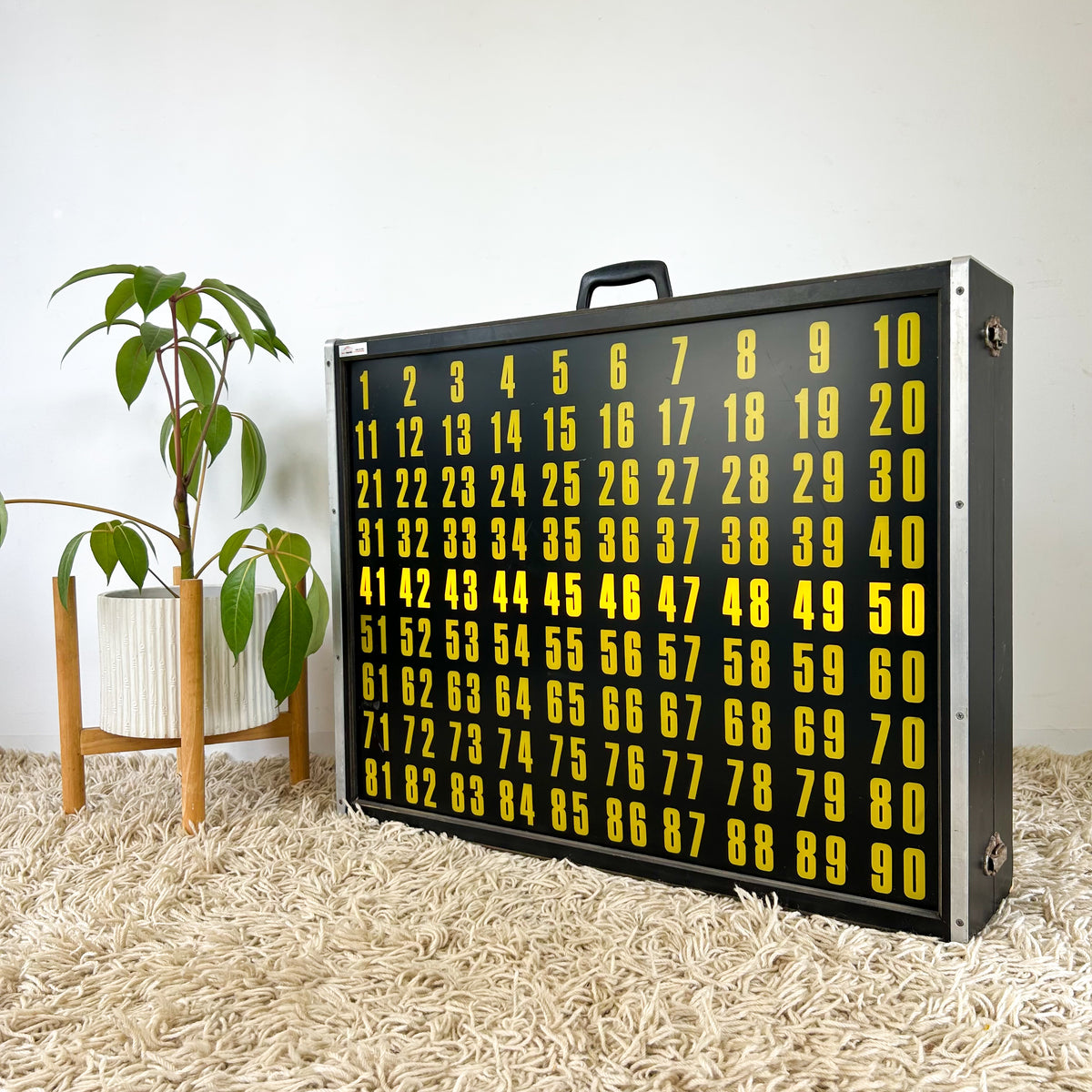 LIGHT-UP BINGO BOARD - HEY JUDE WORKSHOP • Vintage furniture & objects Melbourne