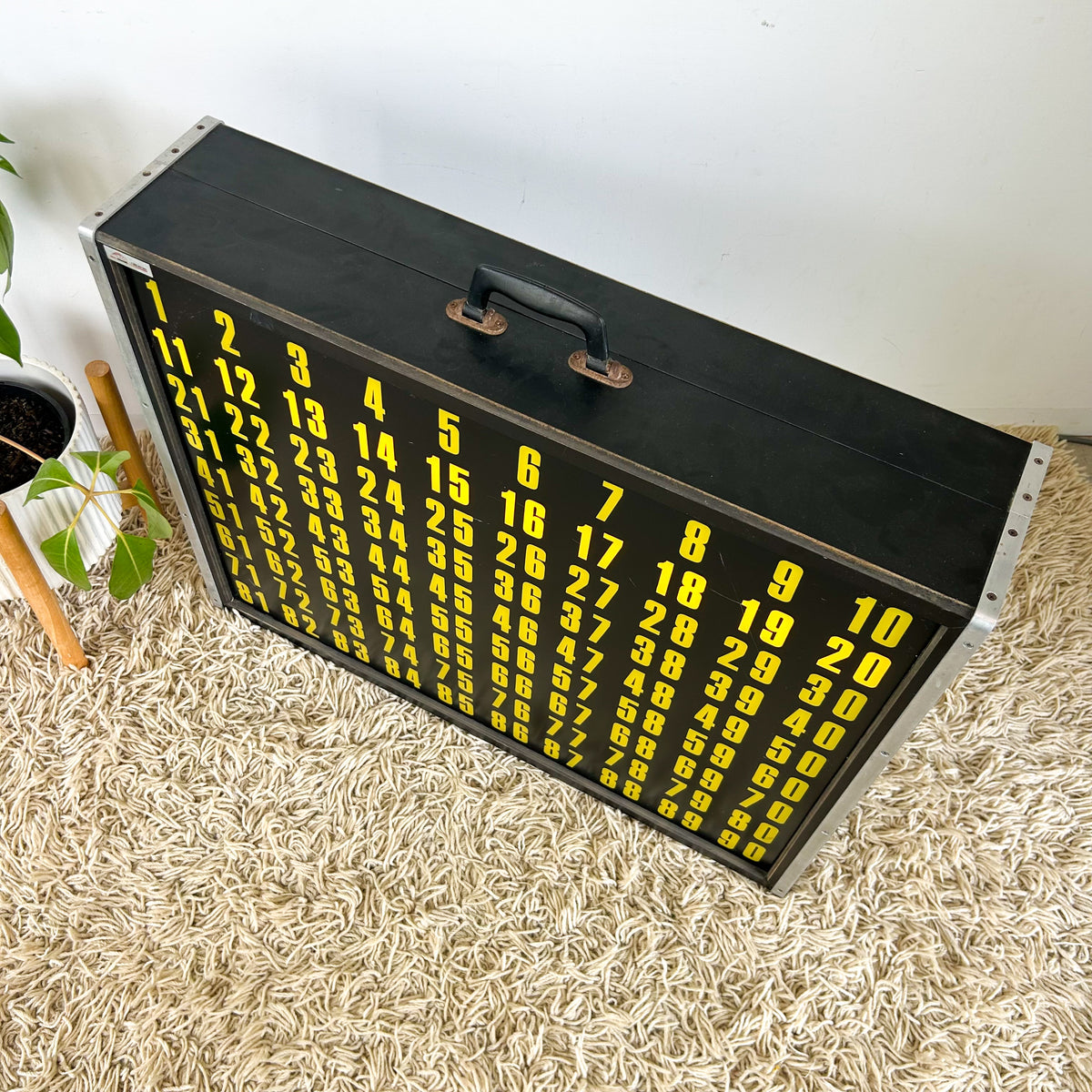 LIGHT-UP BINGO BOARD - HEY JUDE WORKSHOP • Vintage furniture & objects Melbourne