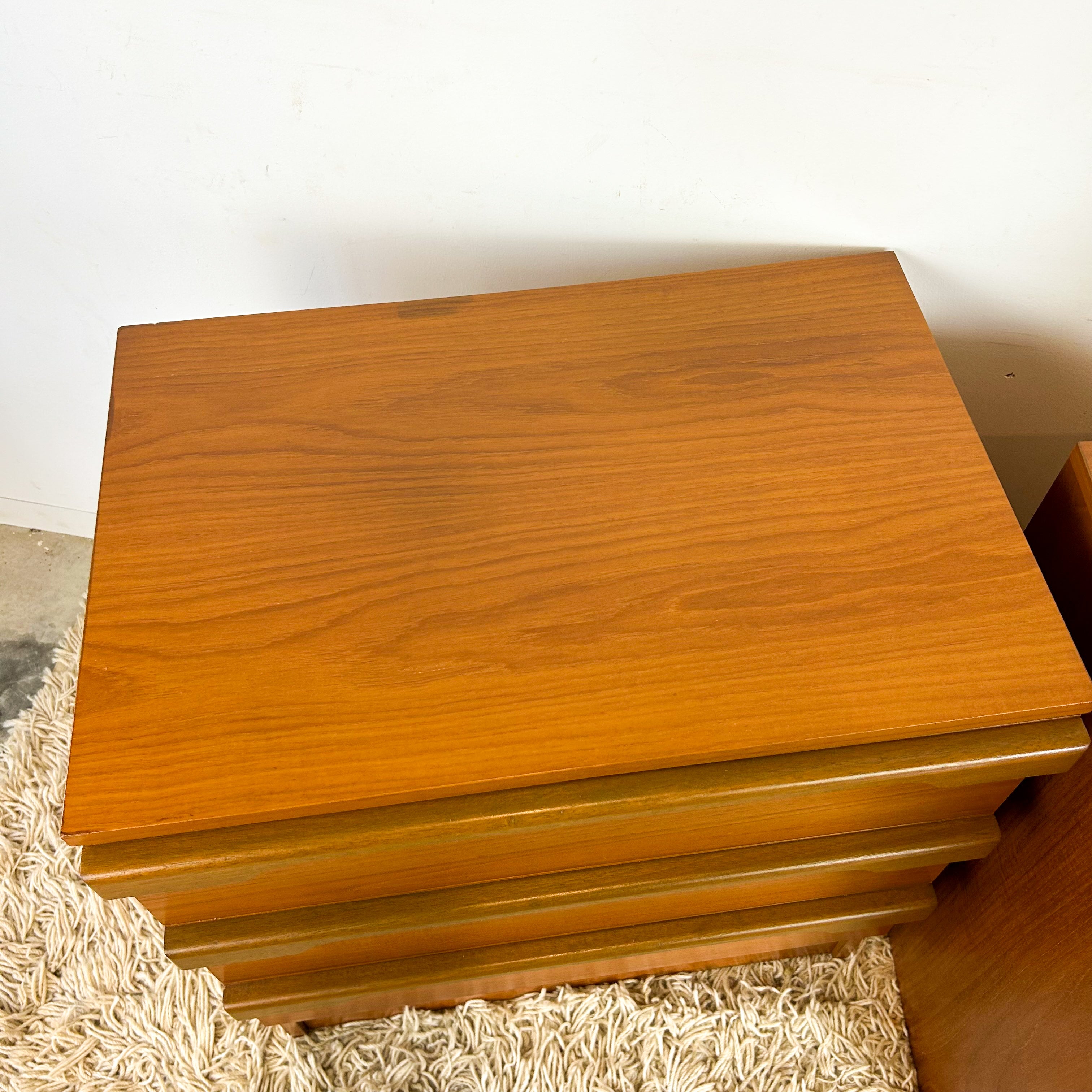 MACROB BEDSIDE DRAWERS - HEY JUDE WORKSHOP • Vintage furniture & objects Melbourne