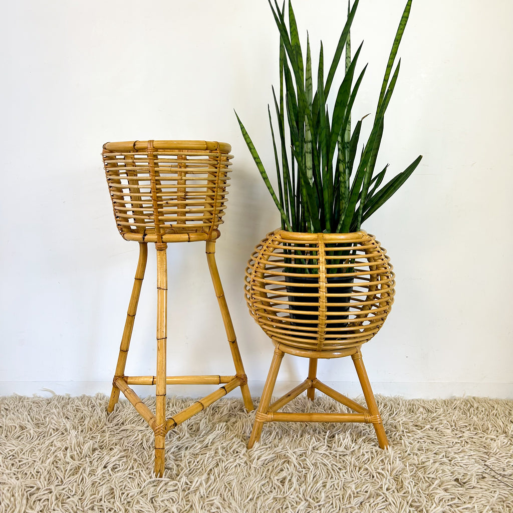 CANE PLANTERS - HEY JUDE WORKSHOP • Vintage furniture & objects Melbourne